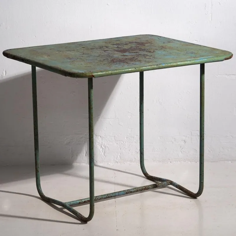 Pamono Mint Green Garden Table, 1920s> Garden Tables