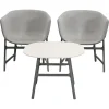 Pamono Minuscule Table and Chairs from Fritz Hansen, Set of 3> Living Room Sets