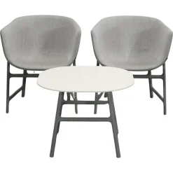 Pamono Minuscule Table and Chairs from Fritz Hansen, Set of 3> Living Room Sets