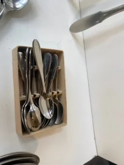 Outlet Pamono Mitra Stainless Cutlery Set for 12 from Georg Jensen, 1960s, Set of 68