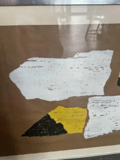 Pamono Mixed Media Drawing, 1970s, Paper><noscript><img width=