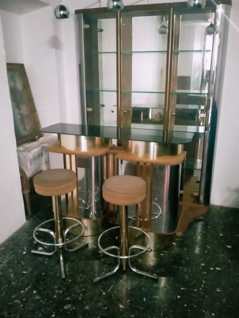 Pamono Mobile Bar, 1970s, Set of 3> Cabinets & Wardrobes