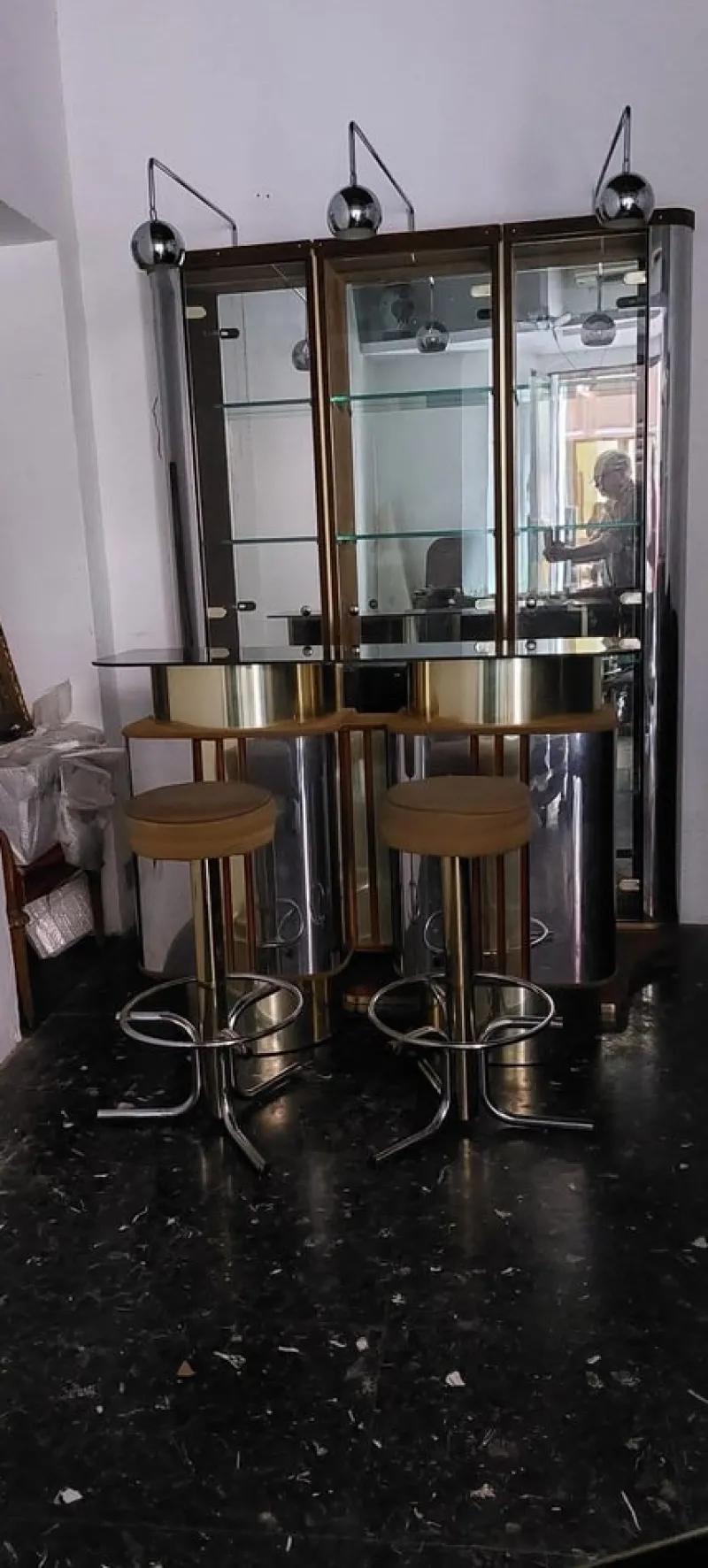 Pamono Mobile Bar, 1970s, Set of 3> Cabinets & Wardrobes