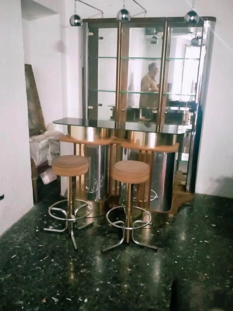 Pamono Mobile Bar, 1970s, Set of 3> Cabinets & Wardrobes