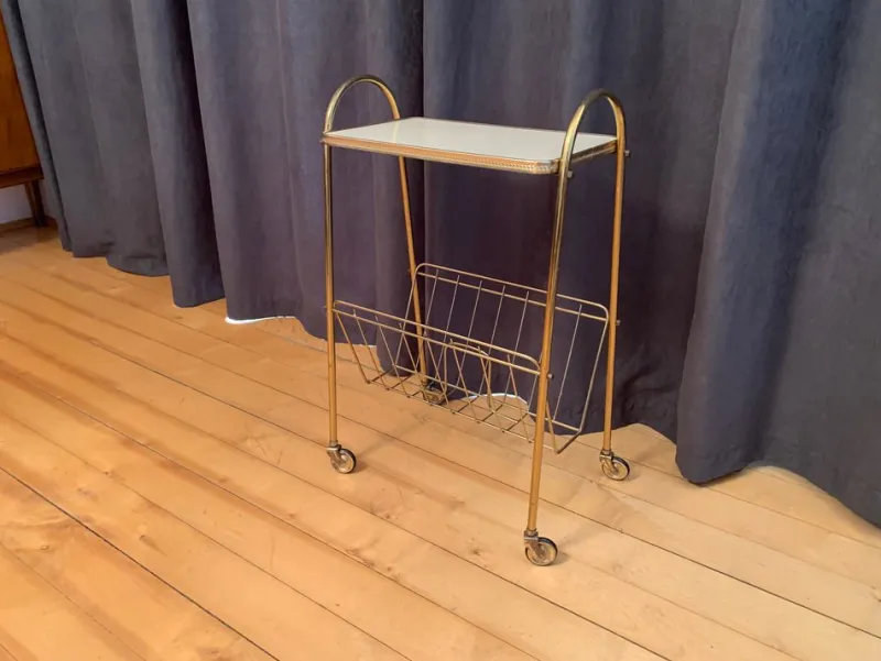 Pamono Mobile Newspaper Holder, 1960s> Magazine Racks