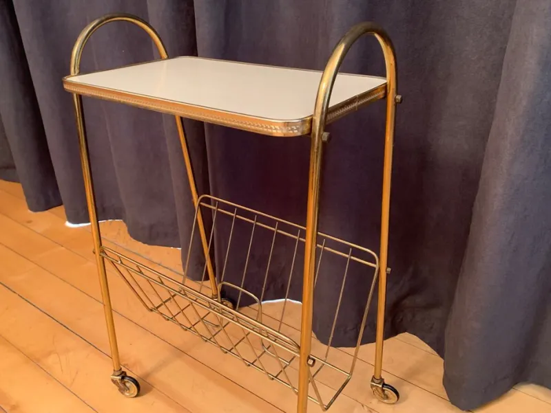 Pamono Mobile Newspaper Holder, 1960s> Magazine Racks