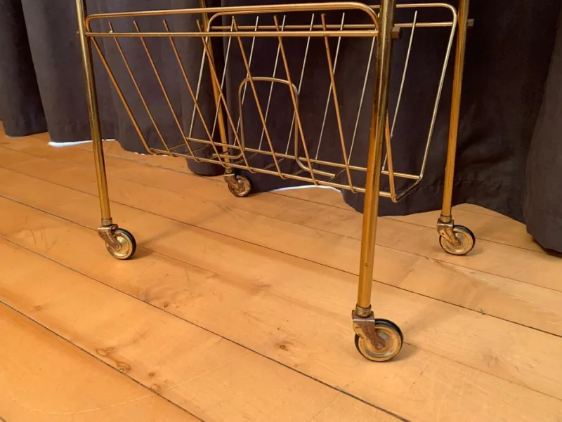 Pamono Mobile Newspaper Holder, 1960s> Magazine Racks