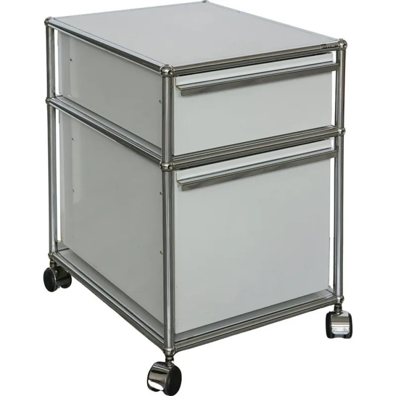 Pamono Mobile Pedestal with Drawers by Fritz Haller & Paul Schärer for USM Haller, 1980> Dressers, Commodes & Chests