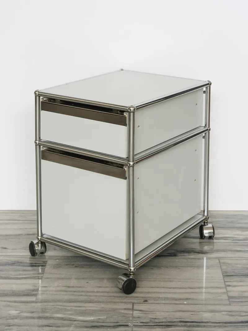 Pamono Mobile Pedestal with Drawers by Fritz Haller & Paul Schärer for USM Haller, 1980> Dressers, Commodes & Chests
