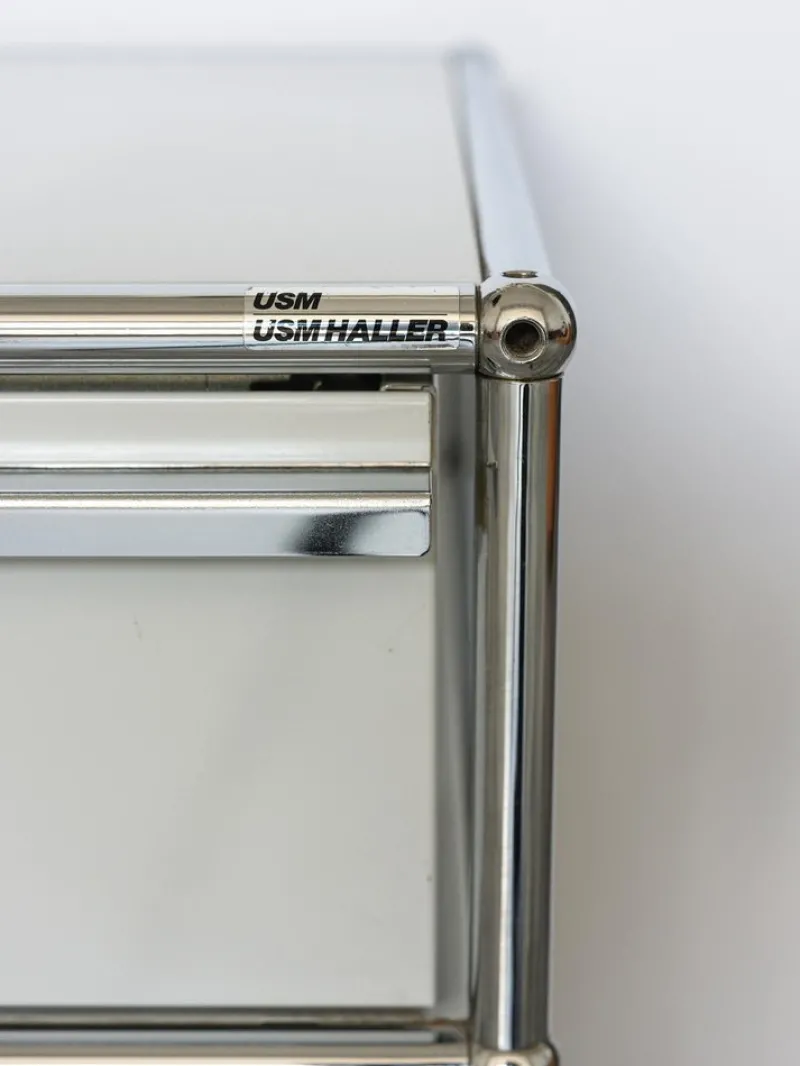 Pamono Mobile Pedestal with Drawers by Fritz Haller & Paul Schärer for USM Haller, 1980> Dressers, Commodes & Chests