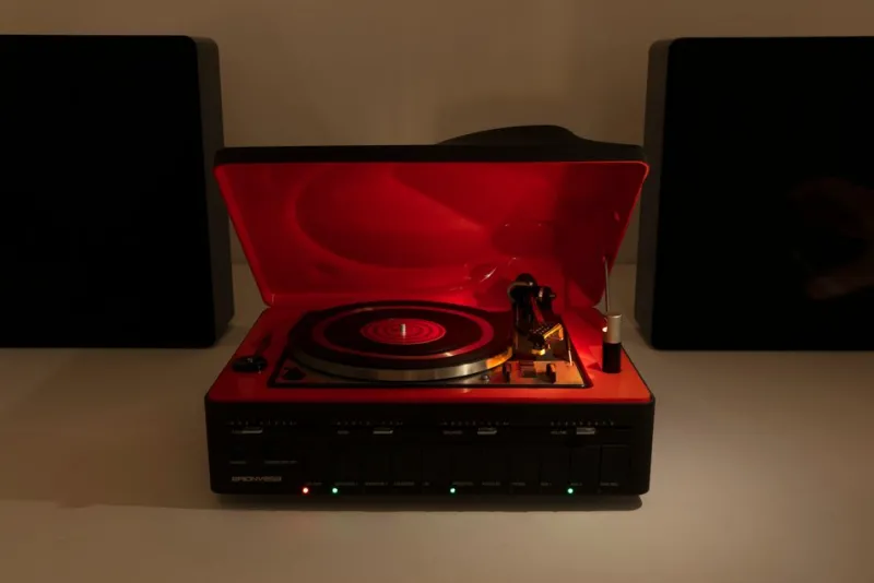 Sale Pamono Mod. Concept 101 Turntable by Richard Sapper, 1970s, Set of 3