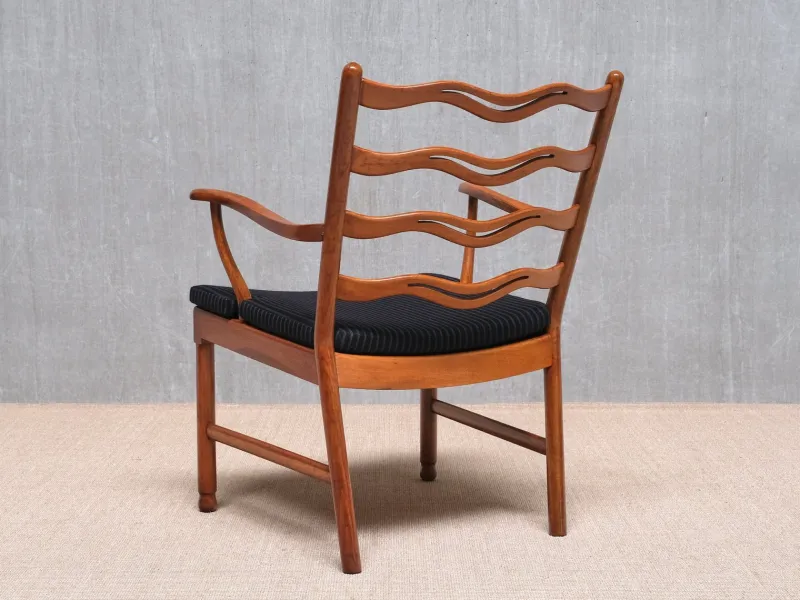 Pamono Model 1755 Armchairs by Ole Wanscher for Fritz Hansen, Denmark, 1940s, Set of 2> Lounge Chairs & Armchairs