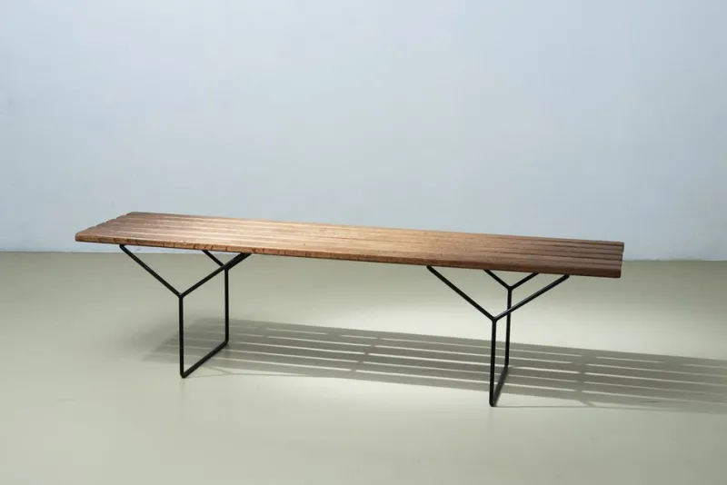 Pamono Model 400 Bench by Harry Bertoia for Knoll Inc. / Knoll International, 1950s> Benches