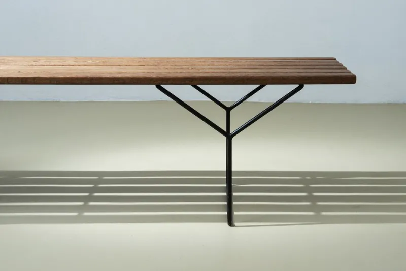 Pamono Model 400 Bench by Harry Bertoia for Knoll Inc. / Knoll International, 1950s> Benches