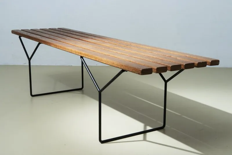 Pamono Model 400 Bench by Harry Bertoia for Knoll Inc. / Knoll International, 1950s> Benches