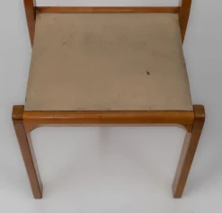 Pamono Model 611 Chair in Birch and Leather by Alvar Aalto, 1950s><noscript><img width=