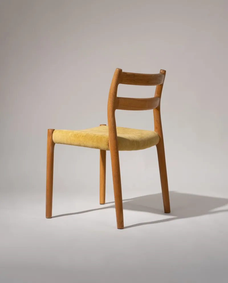 Hot Pamono Model 84 Chairs by Niels Otto (N. O.) Møller for J. L. Møllers, 1976, Set of 2