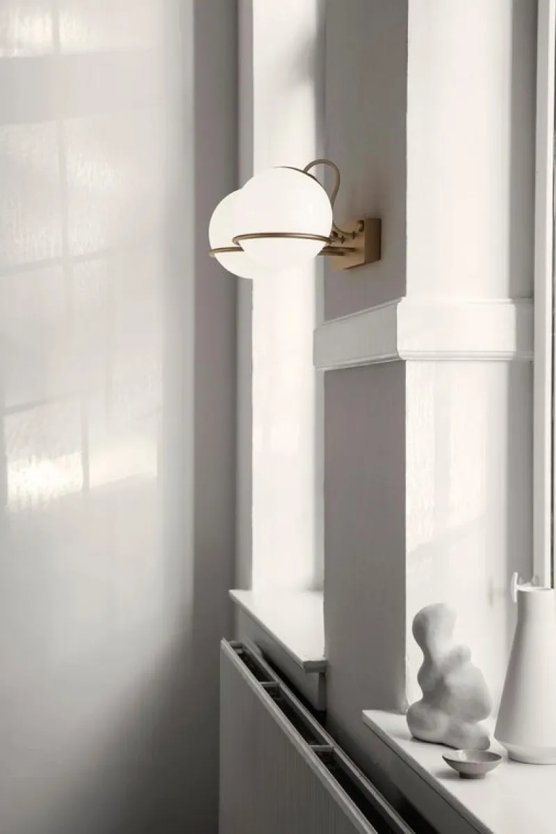 Pamono Model 238/2 Champagne Mount Lamp by Gino Sarfatti