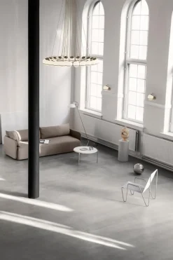 Pamono Model 238/2 Champagne Mount Lamp by Gino Sarfatti