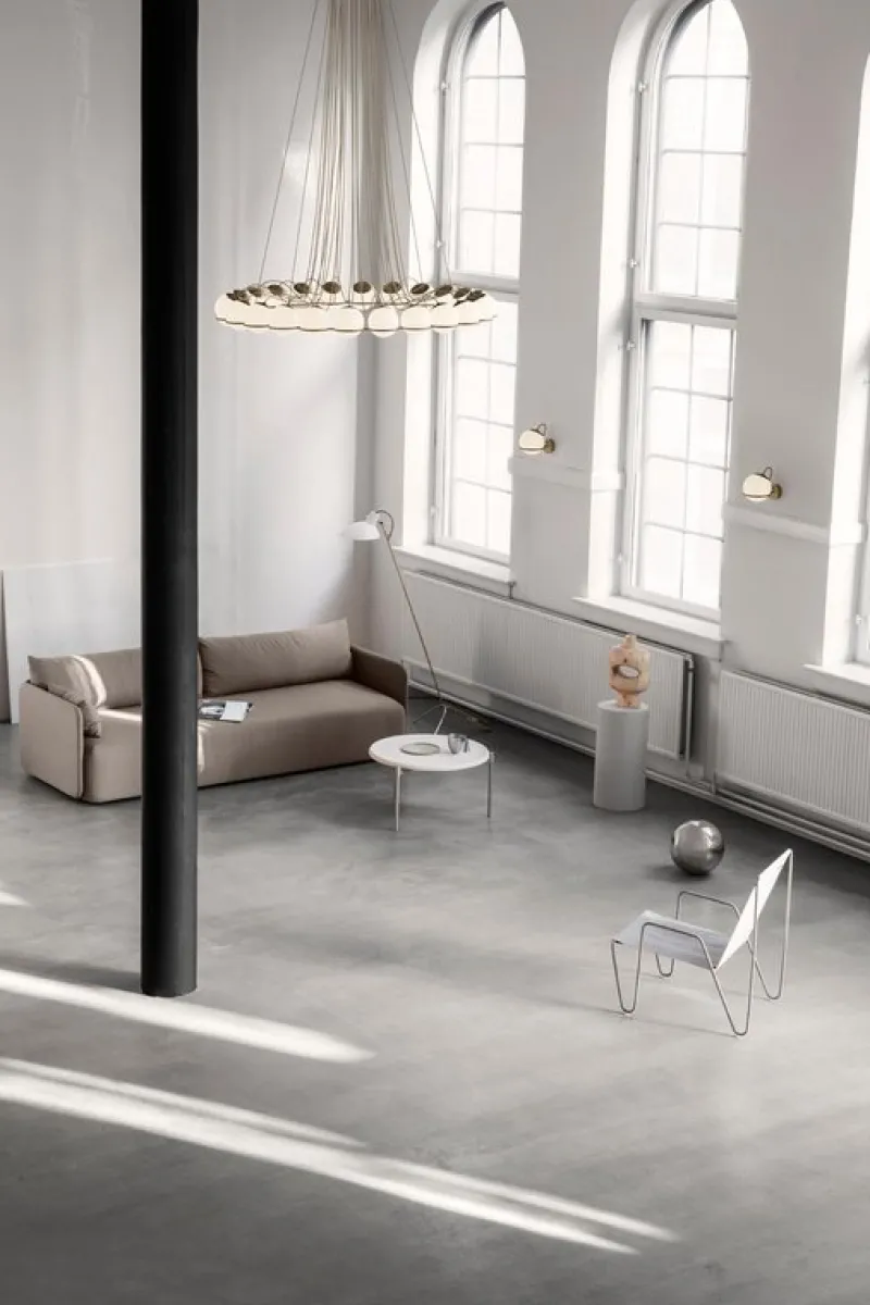 Pamono Model 238/2 Champagne Mount Lamp by Gino Sarfatti