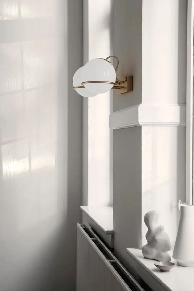 Pamono Model 238/2 Champagne Mount Lamp by Gino Sarfatti