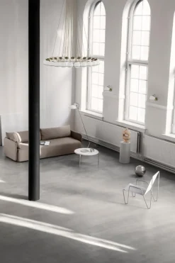 Pamono Model 238/2 Champagne Mount Lamp by Gino Sarfatti