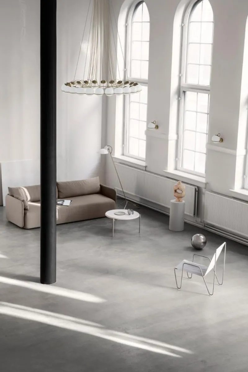 Pamono Model 238/2 Champagne Mount Lamp by Gino Sarfatti
