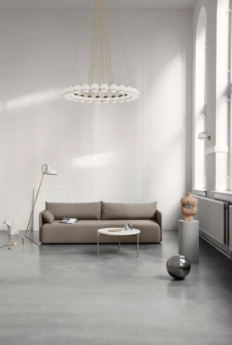 Pamono Model 238/2 Champagne Mount Lamp by Gino Sarfatti