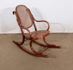 Best Pamono Model 12331 Childrens Rocking Chair in Beech by Michael Thonet for Thonet, 1910s