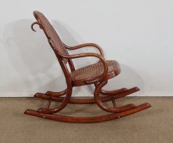 Best Pamono Model 12331 Childrens Rocking Chair in Beech by Michael Thonet for Thonet, 1910s