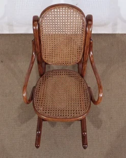 Best Pamono Model 12331 Childrens Rocking Chair in Beech by Michael Thonet for Thonet, 1910s