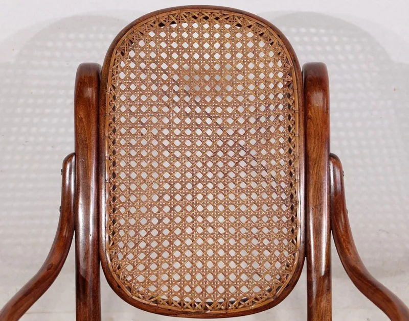Best Pamono Model 12331 Childrens Rocking Chair in Beech by Michael Thonet for Thonet, 1910s