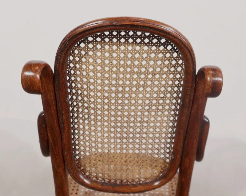 Best Pamono Model 12331 Childrens Rocking Chair in Beech by Michael Thonet for Thonet, 1910s