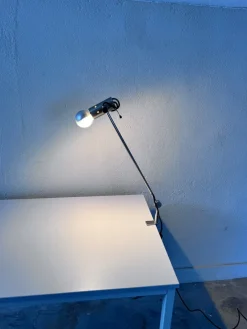 Online Pamono Model 255 Clamp Table Lamp attributed to Tito Agnoli for Oluce, 1950s