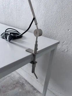 Online Pamono Model 255 Clamp Table Lamp attributed to Tito Agnoli for Oluce, 1950s