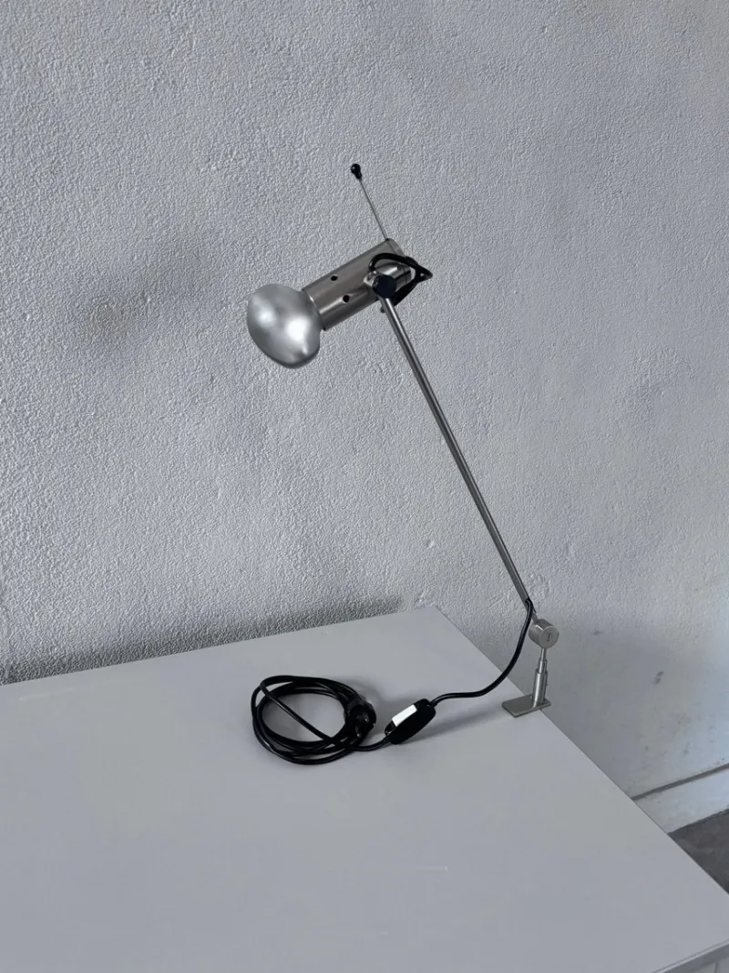 Online Pamono Model 255 Clamp Table Lamp attributed to Tito Agnoli for Oluce, 1950s