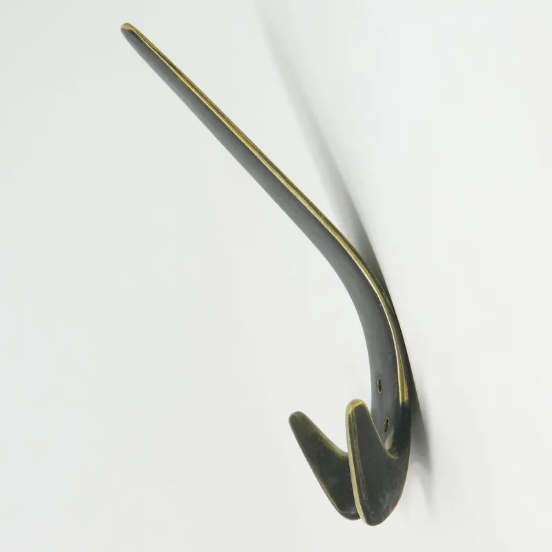 Pamono Model 4056 Coat Hooks by Carl Auböck for Werkstätte Carl Auböck, 1950s, Set of 5> Racks, Hooks & Valets