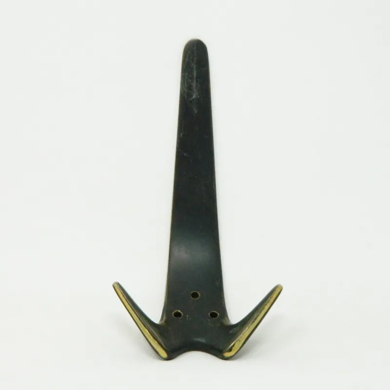 Pamono Model 4056 Coat Hooks by Carl Auböck for Werkstätte Carl Auböck, 1950s, Set of 5> Racks, Hooks & Valets