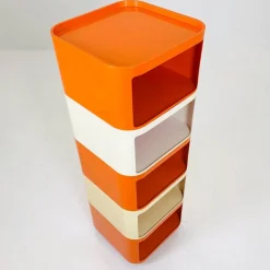 Online Pamono Model 4970 Componibili Square Serving Trolley by Anna Castelli for Kartell, Italy, 1960s