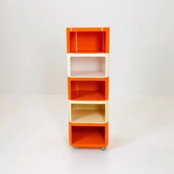 Online Pamono Model 4970 Componibili Square Serving Trolley by Anna Castelli for Kartell, Italy, 1960s
