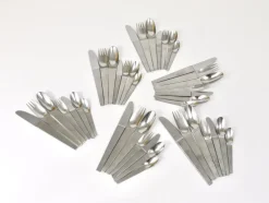 Best Pamono Model 2060 Cutlery Set for 6 attributed to Carl Auböck for Amboss Austria, 1950s, Set of 42