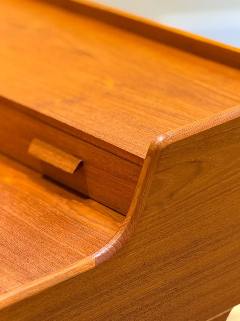 Pamono Model 56 Desk in Teak by Arne Wahl Iversen, 1960s> Desks