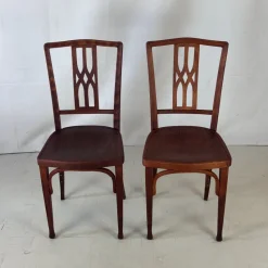 Pamono Model 333 Dining Chairs by Josef Hoffmann for Jacob & Josef Kohn, 1901, Set of 2