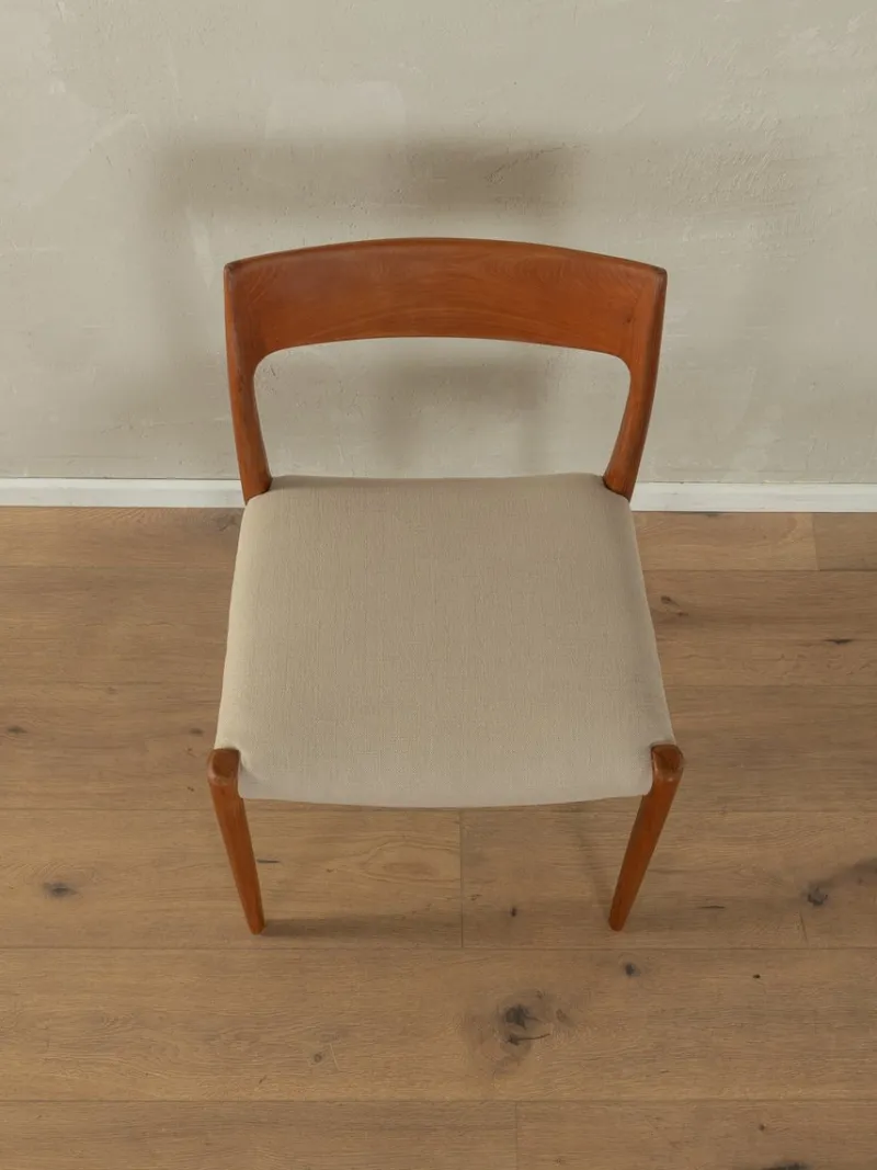 New Pamono Model 77 Dining Room Chairs by Niels Otto Møller for J. L. Møllers, 1950s, Set of 2