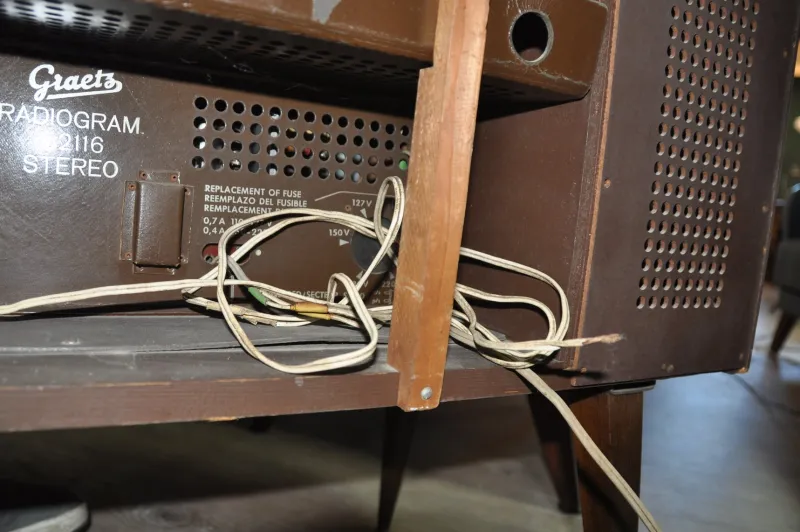 Pamono Model 52116 Hi-Fi Cabinet from Graets, 1960s> Electronics