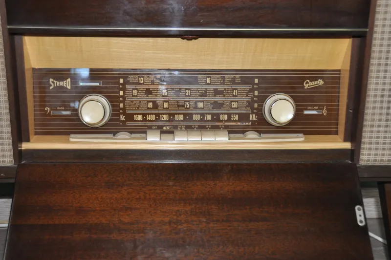 Pamono Model 52116 Hi-Fi Cabinet from Graets, 1960s> Electronics