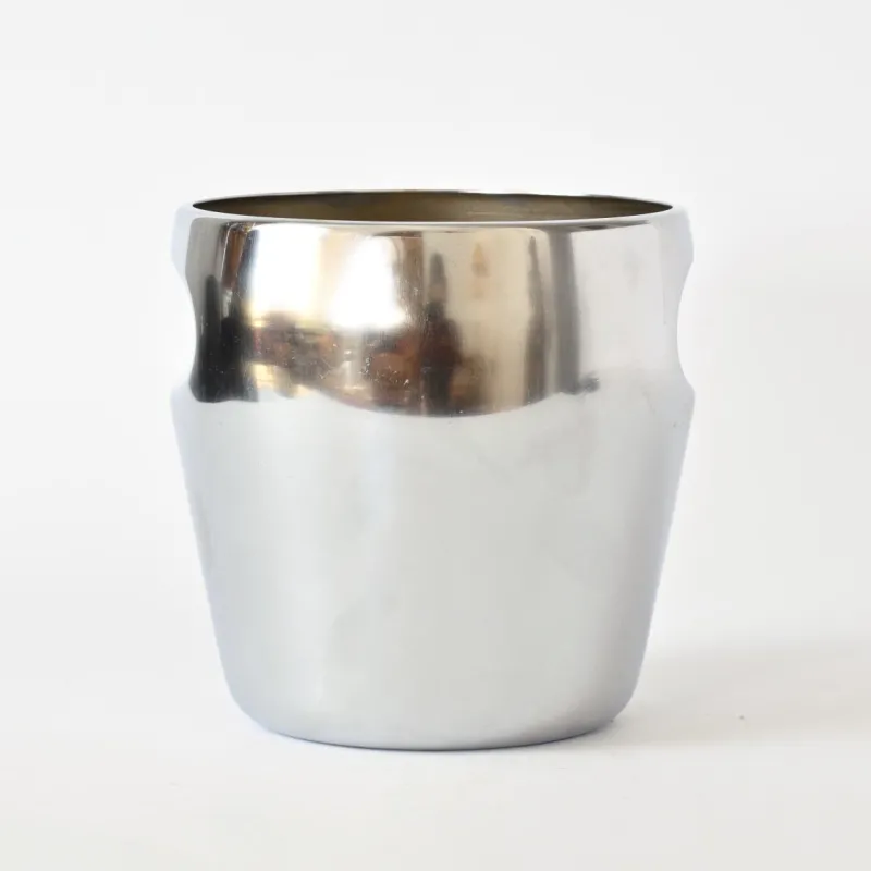 Pamono Model 871 Ice Bucket by Luigi Massoni & Carlo Mazzeri for Alessi, 1960s> Ice Buckets & Wine Coolers