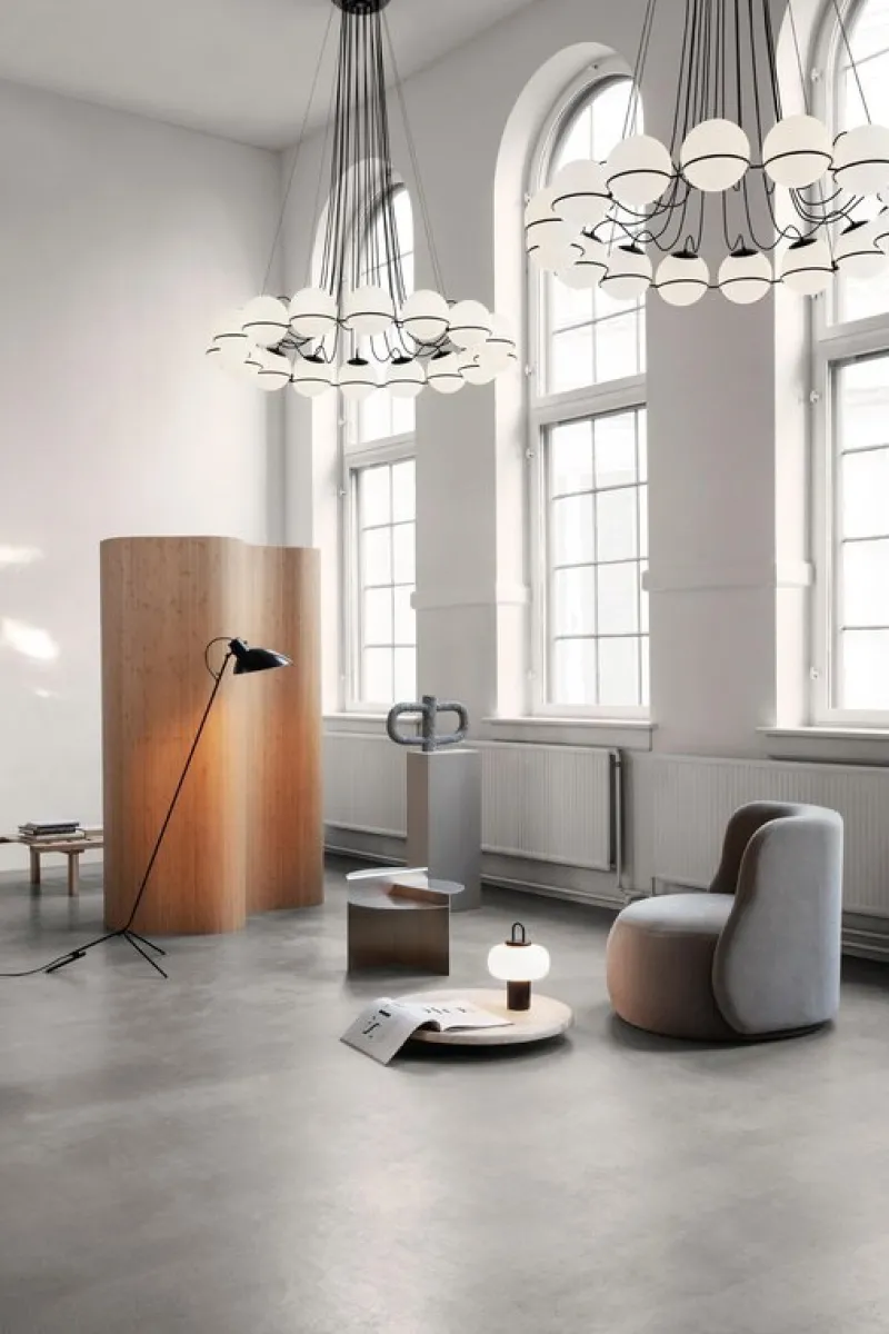 Pamono Model 2109/16/14 Lamp with Champagne Structure by Gino Sarfatti for Astep> Ceiling Lights