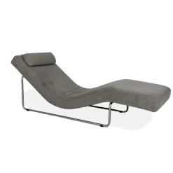 Best Pamono Model 680 Lounger in Grey Fabric from Rolf Benz