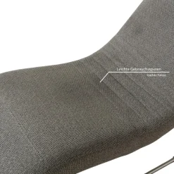 Best Pamono Model 680 Lounger in Grey Fabric from Rolf Benz